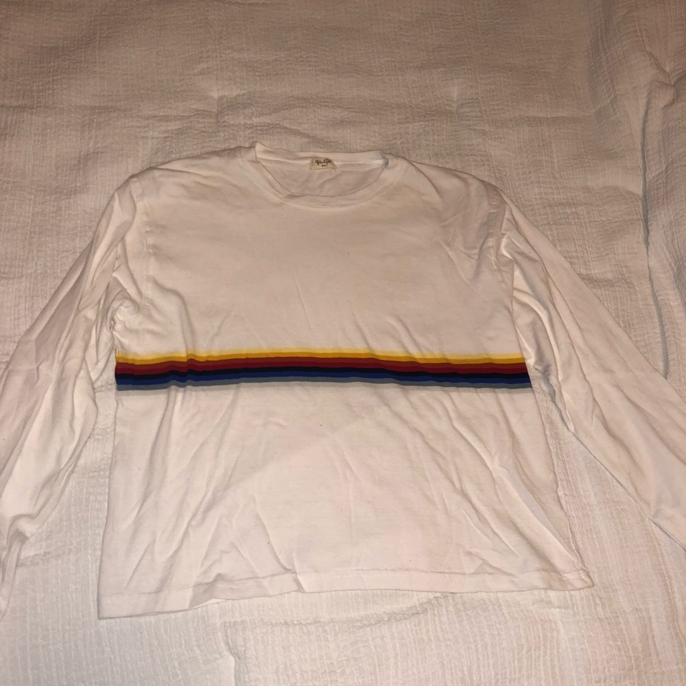 J. Galt Rainbow long sleeve Tee